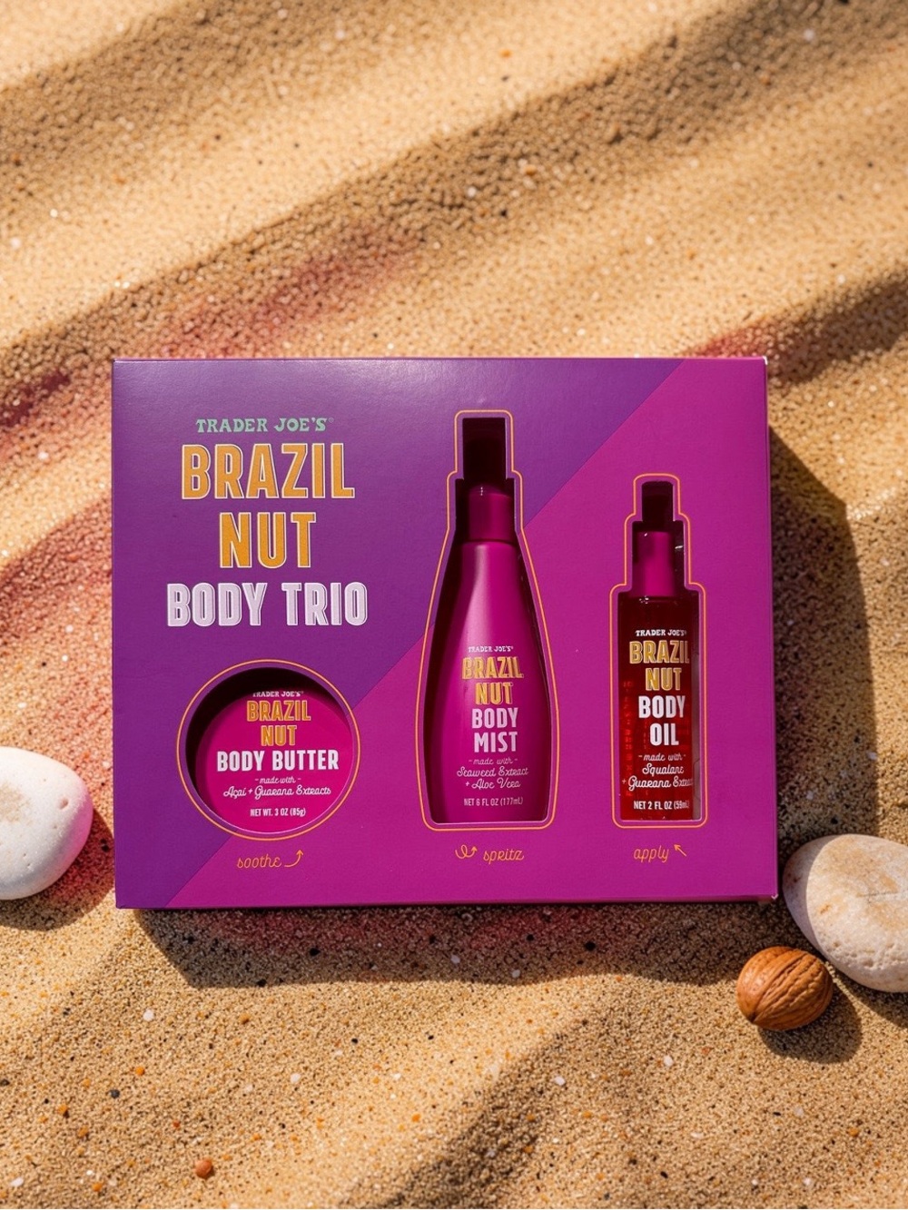 Trader Joe’s Brazil Nut Body Trio